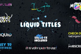 Liquid Titles | FCPX 30320397
