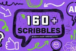 Free Download:Scribble Animation Pack – Hand-Drawn Doodle FX & Motion Overlays 60648279