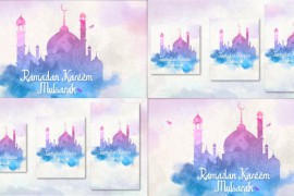 Colorful Ramadan Intro 4 in 1 | MOGRT 51159007