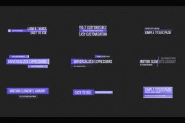 Modern Lower Thirds 49849588