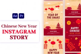 Free Download:Chinese New Year Instagram Story Template