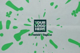 St Patrick's Day - Ink Logo Reveal 43969735