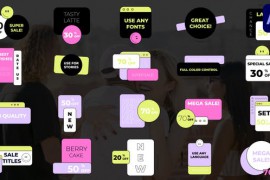 Cute Sale Titles for After Effects 42923806