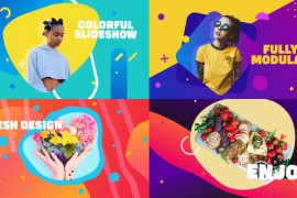 Smooth Colorful Slideshow | FCPX 32667906