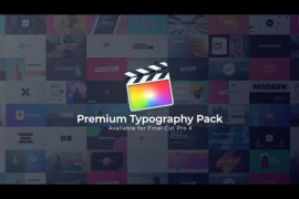 Typography Pack | FCPX 47142337
