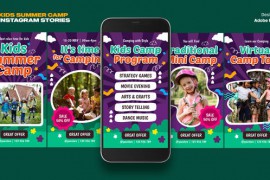 Kids Summer Camp Instagram Stories MOGRT 46277198