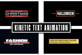 Kinetic Text Animation for Premiere Pro 48703839