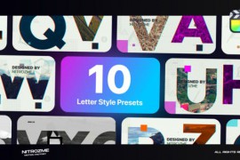 Letters Typography Vol. 01 for Final Cut Pro X 44952861