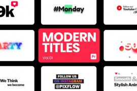Modern Titles for Premiere Pro 44542097
