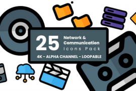 Network and Communication Icons Pack 52396161