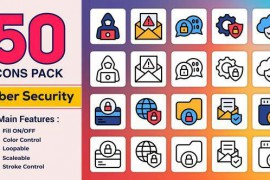 Dual Icons Pack - Cyber Security Icons 49455376