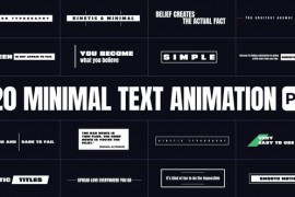 Minimal Text Animation for Premiere Pro 47267857