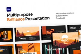 Brilliance Multipurpose Video Display After Effect Template 39621730