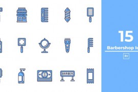 Barbershop Icon Premiere Pro 50255265