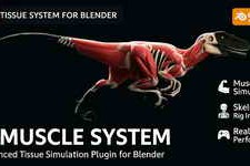 Free Download:X-Muscle System v4.9.7 for Blender