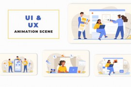 UI And UX Animation Scene After Effects Template 46411375