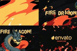Fire Dragon Logo for DaVinci Resolve 50345546