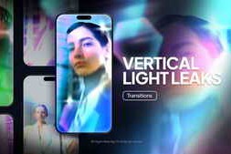 Free Download:Vertical Light Leaks Transitions 64311362