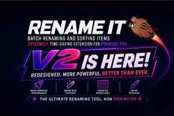 Free Download:Aescripts Rename It! v2.0.3