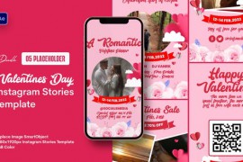 Valentine's Day Instagram Stories Template 42992222