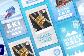 Winter Frost Instagram Christmas Stories Post 49035374