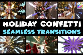 Holiday Confetti Seamless Transitions | FCPX 49534194