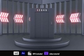 Elevator Logo Reveal 43407337