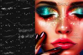 Free Download:CreativeMarket – 20 Face Shine Brushes for Procreate 5231533