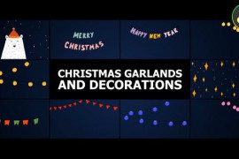 Christmas Garlands and Decorations | DaVinci Resolve 48813661