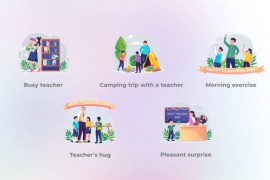 Teacher's Hug - Literacy Day and Teachers Day Concepts 47895355