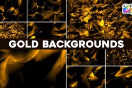 Gold Backgrounds for FCPX 51389762