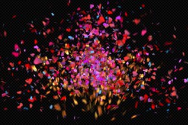 Valentine's Hearts Confetti 43254415