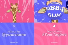 Bubble Gum Logo Reveal for After Effects 52529023