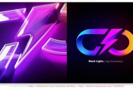Black Lights Logo Animation 51600158