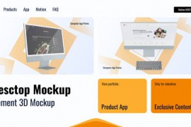 Website Desktop Mockup 44836508