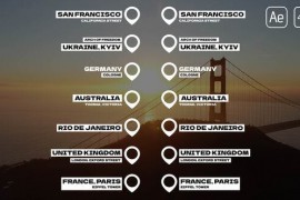 Location Titles | After Effects 51449556