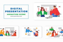 Digital Business Presentation Animation Scene 46439014