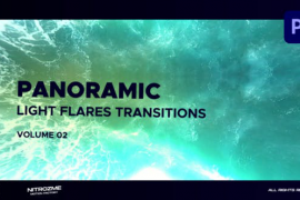Light Flares Panoramic Transitions Vol. 02 for Premiere Pro 47398364