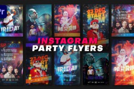 Instagram Party Flyers | Premiere Pro 46063937