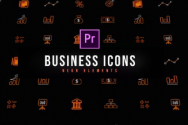 Business Neon Icons 47199676