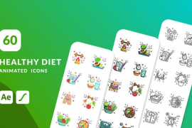 Healthy Diet Animated Icons | After Effects 48658564