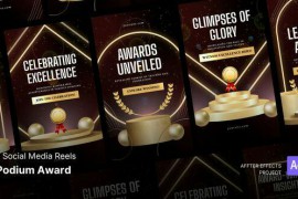 Social Media Reels - Podium Award After Effects Template 49815426