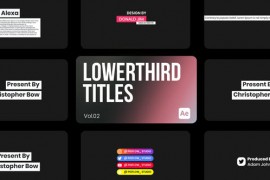 Lowerthird Titles 02 for After Effects 44221376