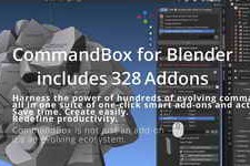 Free Download:Command Box Addon update v2026.7.3 for Blender