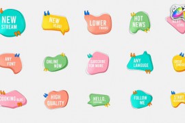Abstract Forms Lower Thirds for FCPX 48138127