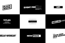 Big Titles 2.0 | After Effects 47743983