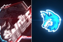 Fast Neon Logo Reveal 33427466