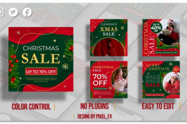Christmas Sale Posts V1 I MOGRT 48660645