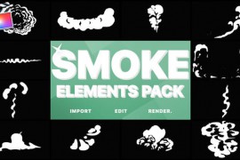 Cartoon Smoke Elements | FCPX 23764205