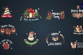 New Year Christmas titles [After Effects] 49267521